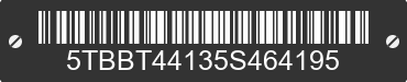 2005 TOYOTA Tundra 5TBBT44135S464195 VIN decoded