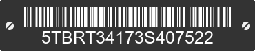2003 TOYOTA Tundra 5TBRT34173S407522 VIN decoded