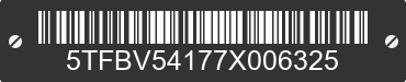 2007 TOYOTA Tundra 5TFBV54177X006325 VIN decoded