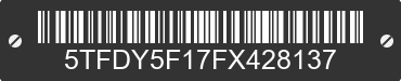 2015 TOYOTA Tundra 5TFDY5F17FX428137 VIN decoded