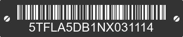 2022 TOYOTA Tundra 5TFLA5DB1NX031114 VIN decoded