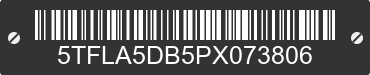 2023 TOYOTA Tundra 5TFLA5DB5PX073806 VIN decoded