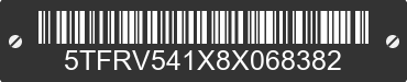 2008 TOYOTA Tundra 5TFRV541X8X068382 VIN decoded