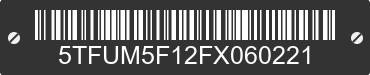 2015 TOYOTA Tundra 5TFUM5F12FX060221 VIN decoded