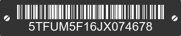 2018 TOYOTA Tundra 5TFUM5F16JX074678 VIN decoded