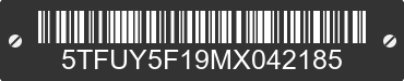 2021 TOYOTA Tundra 5TFUY5F19MX042185 VIN decoded
