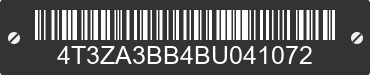 2011 TOYOTA Venza 4T3ZA3BB4BU041072 VIN decoded