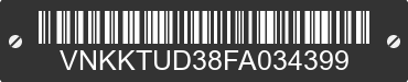 2015 TOYOTA Yaris VNKKTUD38FA034399 VIN decoded