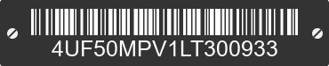 2020 TRACKER Tracker 4UF50MPV1LT300933 VIN decoded