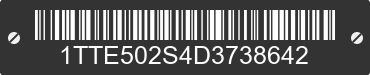 2013 TRANSCRAFT/WABASH Steel Flatbed 1TTE502S4D3738642 VIN decoded