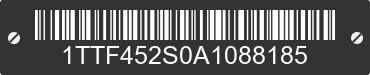 2010 TRANSCRAFT/WABASH Steel Flatbed 1TTF452S0A1088185 VIN decoded