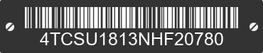 2022 TRITON Triton 4TCSU1813NHF20780 VIN decoded