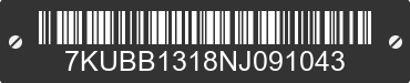 2022 UNITED ALLOY, INC. United Alloy, Inc. 7KUBB1318NJ091043 VIN decoded
