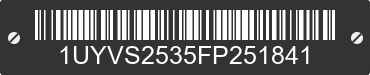 2015 UTILITY TRAILER MANUFACTURER Utility Trailer Manufacturer 1UYVS2535FP251841 VIN decoded