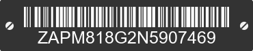 2022 VESPA Primavera / Sprint 150 ZAPM818G2N5907469 VIN decoded