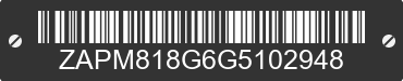 2016 VESPA Primavera / Sprint 150 ZAPM818G6G5102948 VIN decoded