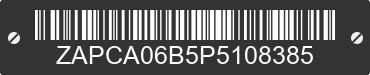 2023 VESPA Primavera / Sprint 50 ZAPCA06B5P5108385 VIN decoded