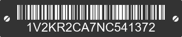 2022 VOLKSWAGEN Atlas 1V2KR2CA7NC541372 VIN decoded