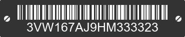 2017 VOLKSWAGEN Jetta 3VW167AJ9HM333323 VIN decoded