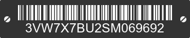 2025 VOLKSWAGEN Jetta 3VW7X7BU2SM069692 VIN decoded