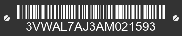 2010 VOLKSWAGEN Jetta 3VWAL7AJ3AM021593 VIN decoded