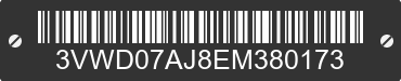2014 VOLKSWAGEN Jetta 3VWD07AJ8EM380173 VIN decoded