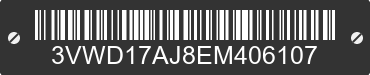 2014 VOLKSWAGEN Jetta 3VWD17AJ8EM406107 VIN decoded