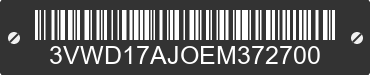 2014 VOLKSWAGEN Jetta 3VWD17AJOEM372700 VIN decoded