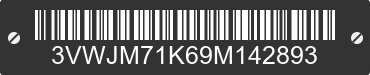 2009 VOLKSWAGEN Jetta 3VWJM71K69M142893 VIN decoded