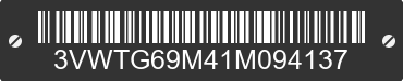 2001 VOLKSWAGEN Jetta 3VWTG69M41M094137 VIN decoded