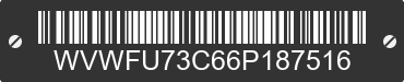 2006 VOLKSWAGEN Passat WVWFU73C66P187516 VIN decoded