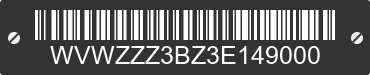 2003 VOLKSWAGEN Passat WVWZZZ3BZ3E149000 VIN decoded