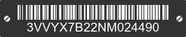 2022 VOLKSWAGEN Taos 3VVYX7B22NM024490 VIN decoded