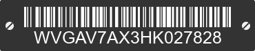 2017 VOLKSWAGEN Tiguan WVGAV7AX3HK027828 VIN decoded