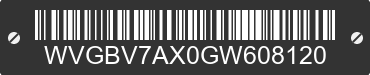 2016 VOLKSWAGEN Tiguan WVGBV7AX0GW608120 VIN decoded
