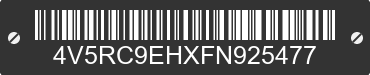 2015 VOLVO TRUCK VAH 4V5RC9EHXFN925477 VIN decoded