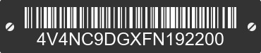 2015 VOLVO TRUCK VNL 4V4NC9DGXFN192200 VIN decoded