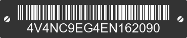 2014 VOLVO TRUCK VNL 4V4NC9EG4EN162090 VIN decoded