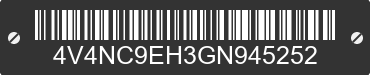 2016 VOLVO TRUCK VNL 4V4NC9EH3GN945252 VIN decoded