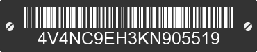 2019 VOLVO TRUCK VNL 4V4NC9EH3KN905519 VIN decoded
