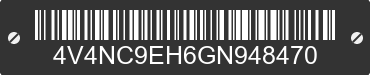 2016 VOLVO TRUCK VNL 4V4NC9EH6GN948470 VIN decoded