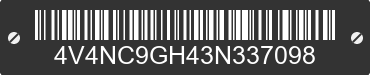 2003 VOLVO TRUCK VNL 4V4NC9GH43N337098 VIN decoded