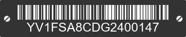 1986 VOLVO 740 Series YV1FSA8CDG2400147 VIN decoded