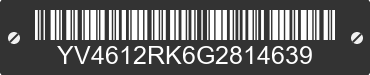 2016 VOLVO XC60 YV4612RK6G2814639 VIN decoded