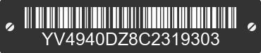 2012 VOLVO XC60 YV4940DZ8C2319303 VIN decoded