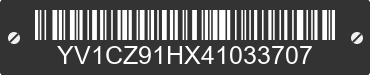 2004 VOLVO XC90 YV1CZ91HX41033707 VIN decoded