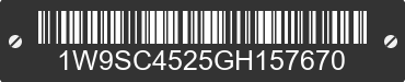 2016 WALLY-MO Wally-Mo 1W9SC4525GH157670 VIN decoded
