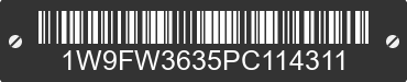2023 WARRIOR MFG. Warrior Mfg. 1W9FW3635PC114311 VIN decoded
