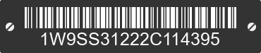 2002 WARRIOR MFG. Warrior Mfg. 1W9SS31222C114395 VIN decoded