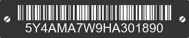 2017 YAMAHA Grizzly 700 5Y4AMA7W9HA301890 VIN decoded